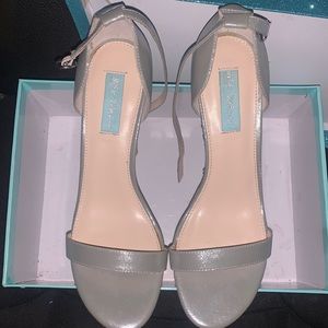 Betsy Johnson embellished sandals